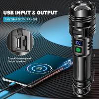 Linterna LED Potente Recargable Ultra Brillante Portátil Torcha Exterior Emergencia Camping Lámpara Luz Fuerte Impermeable Aluminio - details 3
