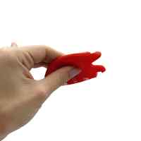 Banner - Funda silicona mando llave de coche 3 botones compatible con Peugeot Rojo