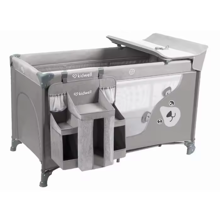 Cama de viagem com acessórios Kidwell Blissy Gray - 1