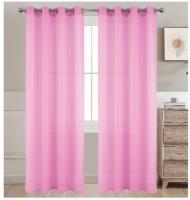 Cortina visillo semitranslúcido 140x260cm.Decorar para el hogar, sala de estar y dormitorio, estilo americano, 100% poliester.1 panel.Ref：72849 - details 14