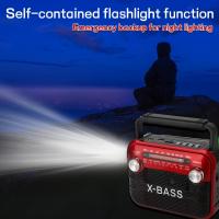 125BT Disaster Prevention Weather Forecast Solar Hand Crank Power Generation Emergency Radio with Outdoor Mobile Power Supply,Radio - details 8