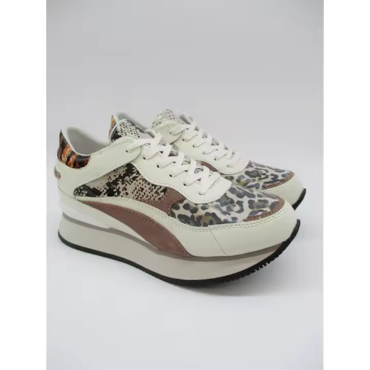 Zapatillas de cuero para Mujer APEPAZZA RAVEN cream - 1