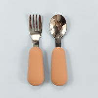 Juego De Utensilios Para Bebé De Acero Inoxidable Juego De Comedor Para Niños Cuchillo Cuchara Y Tenedor Con Diseño De Dibujos Animados Para Infantes - details 5