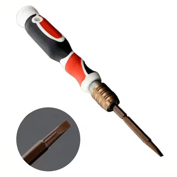 Destornillador Magnético 2-en-1 Ajustable Para Oficina Y Hogar Con Cabeza Cruzada De 4mm Herramienta De Mano Para Uso Doméstico Y Oficina - 1