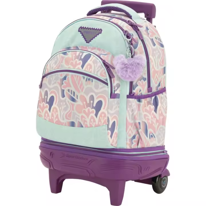 Mochila Carro Compact Desmontable Tandem Privata Garden - Marca Sportandem - Volumen 35 L - Rosa - Medidas 34.5x44.5x23 cm - 1