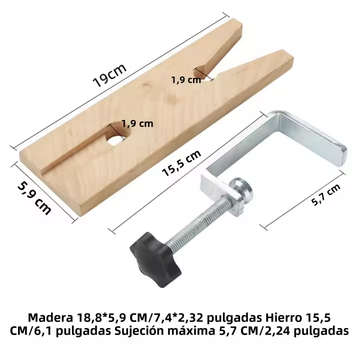Herramienta De Juego De Joyería Con Abrazadera De Banqueta Ajustable Para Trabajo En Madera Herramienta De Finición De Joyería Con Ranura V - 1