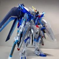 Modelo De Mecha Colorido Y Transparente 1/144 ZGMF-X10A Flying Freedom De MINISO Figura De Acción Coleccionable Para Niños Regalo - details 1