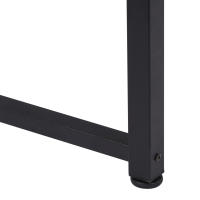 HOMCOM Mesa de Ordenador Mesa de Comedor Escritorio para Hogar Oficina con Pies Ajustables Mobiliario Simple de Oficina 120x60x76cm Carga 100 kg Marco Metal - details 6