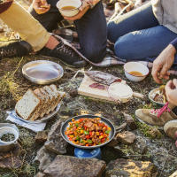 Tomshoo Sartén De Titanio Ligera De 1000/1500ML Plato Para Comida Contenedor De Alimentos Para Camping Y Senderismo Al Aire Libre - details 10