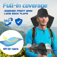 Gorro De Safari Ajustable Para Hombres Y Mujeres Protección UV 50+ Con Pico Para El Cuello Y Sombrilla Para Exterior Respirable Para Pesca Y Senderismo - details 1