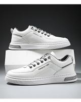 Zapatos Casuales Para Hombre En Cuero Sintético Antideslizantes Y Resistentes Al Desgaste Moda Color Sólido Cómodos Zapatos Slip-On - details 8