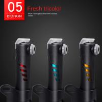 Bomba De Bicicleta De Aluminio Para Rutas Y Montañas Con Tubo Portátil Y Medidor De Presión Aire Para Neumáticos De Bicicleta Accesorios De Ciclismo - details 4