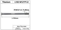 HEPPE Eje De Bicicleta De Titanio Para MTB Y Carretera Ultra Ligero Compatible Con Eje Transversal 12x142 12x148 Para Rueda Trasera Y Horquilla 12x100 12x110 - details 5