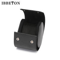 Caja De Relojes IBBETON De Cuero Vintage Portátil Para Viaje Con 3 Slots Organizador De Relojes Para Hombres Caja De Exhibición De Relojes - details 10