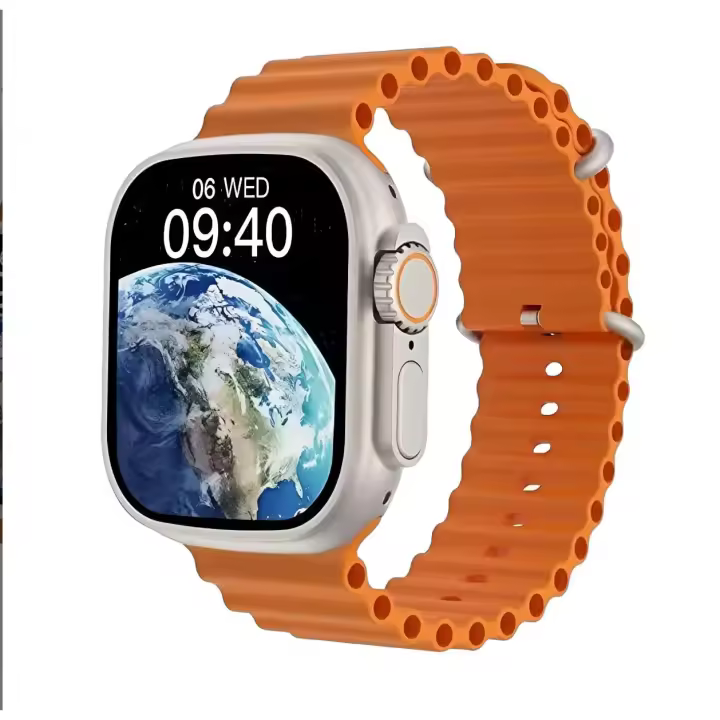 Reloj Inteligente T800 Ultra, con carcasa de aluminio, Deportivo, Carga magnética - 1