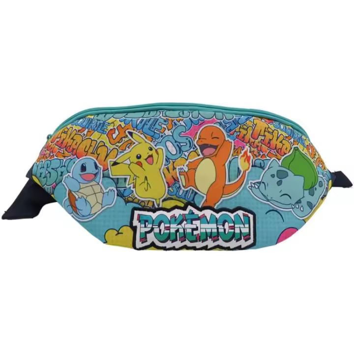 Pokemon Riñonera Urban Colors Azul Claro 78007 - 1