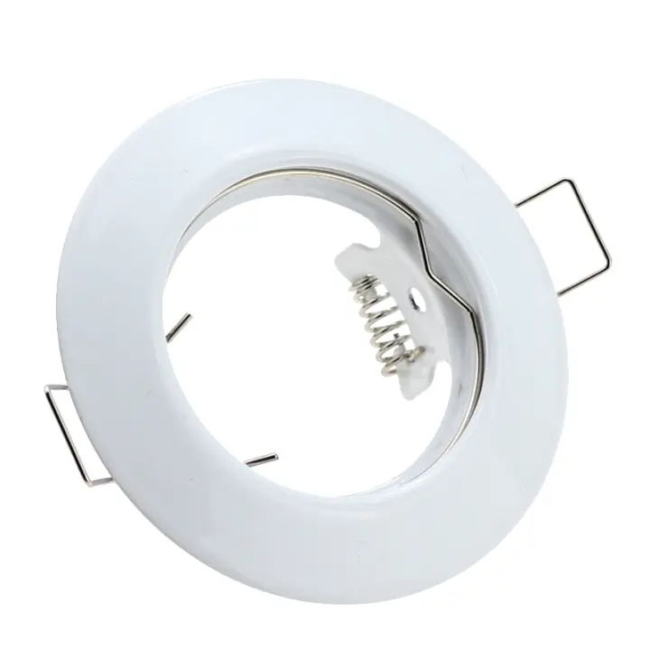 10pcs Soporte De Bombilla LED MR16 GU10 Metálico Redondo Para Iluminación Requedada Fijación En Techo Cupón De 50mm - 1