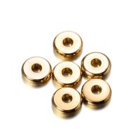 20Pcs/lot Perlas De Acero Inoxidable Para Joyería DIY Tamaños 3-10 Mm Círculo Plano Con Agujero Grande Accesorios De Joyería - details 5