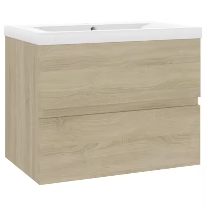 Mueble con fregadero Madera de Ingeniería Roble Sonoma - 1