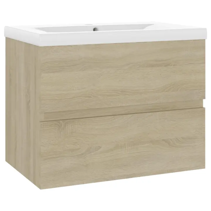 Mueble con fregadero Madera de Ingeniería Roble Sonoma - 1