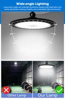 Floodlight LED UFO Industrial Lámpara De Baía Alta Impermeable Para Mercado Almacén Garage Gimnasio Fábrica Workshop - details 6