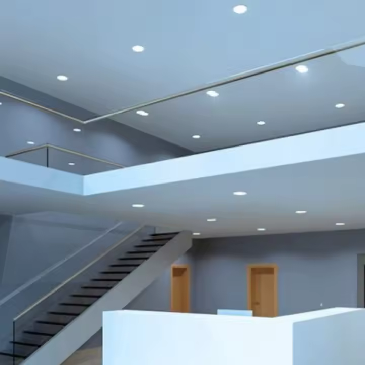 Foco Empotrable LED Jandei - Downlight LED 18W Redondo Modelo Oasis - Cuerpo Aluminio Blanco - Ahorro Energético - 1