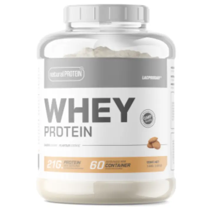 WHEY Proteína Lacprodan 1800g - Natural PROTEIN │MUSCLECULT  Aumentar Masa Muscular - 1