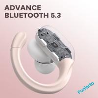 Auriculares Bluetooth 5.3 Deportivos Con Mango IPX7 Impermeables Wireless 75 Hrs Pantalla LED Botones Físicos Para Videojuegos Y Oficina - details 13