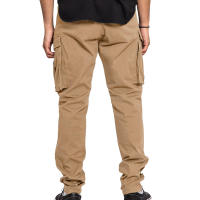 Pantalones De Cargo Para Hombre Talla Grande Color Sólido Con Bolsillos Multisectoriales Estilo Casual Primavera Verano - details 13
