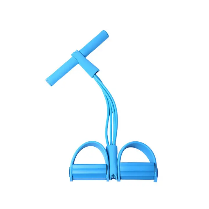 Banda De Resistencia Multifuncional Para Ejercicios De Fitness Enrollamiento Elástico De Casa Con 4 Tubos Pedal Pulidor - 1