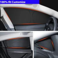 Cubierta De Privacidad Para Vehículo Para Tesla Model Y HW4.0 2024 2025 Cubierta Solar Para Techo Y Ventanas Frontales Y Traseras Material Aislante Térmico - details 1