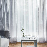 Cortina De Ventana Perforada De Color Sólido De Terylene 1PC Antipolvo Decorativa Y Bebida Clásica Para Adornos De Ventanas - details 26