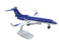 Modelo De Avión De Negocios Gulfstream G650 De Aleación 25.5CM Con Base De Exhibición Y Tres Luces ARJ21 Regalo Para Niños Juguetes De Metal Diecast Sin Batería - details 5