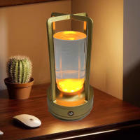 Lámpara De Mesa LED De Cristal Recargable Táctil Para Decoración De Habitación Y Escritorio Lámpara Nocturna Para Dormitorio Y Restaurante - details 0