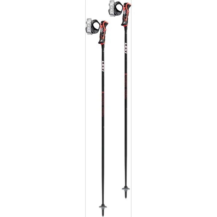 LEKI STICKS 3D AIRFOIL negro/rojo 110 - 1