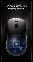 Ratón De Juego AJAZZ AJ179 APEX PAW3950 Con DPI 3000 Ergonómico Para Mano Derecha Base De Carga Magnética RGB 8Khz - details 5