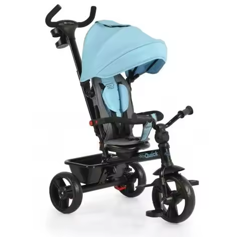 AMONIDA Triciclo para Niños QUICK Multifuncional con Manillar Parental Ajustable - 1