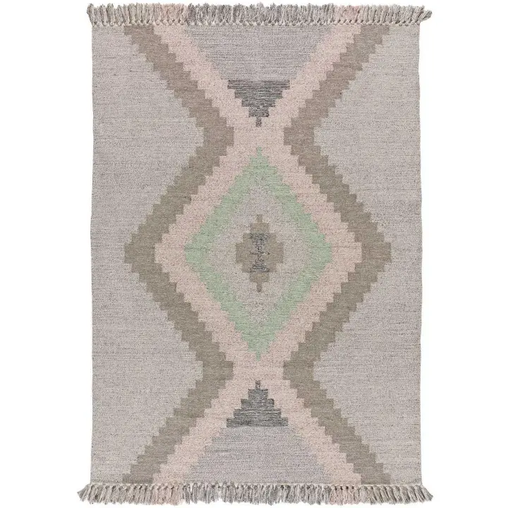 ATTICGO Alfombra de Interior Estilo Étnica en Multicolor - Chandia 1140  80x120, 120x170, 160x230 cm - 1