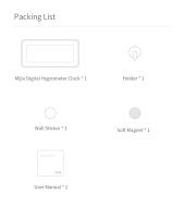 Reloj Inteligente Mijia Bluetooth 4.0 Con Higrómetro Y Termómetro Digital Para Interior Y Exterior Medidor De Temperatura Y Humedad Herramientas De Medición - details 8