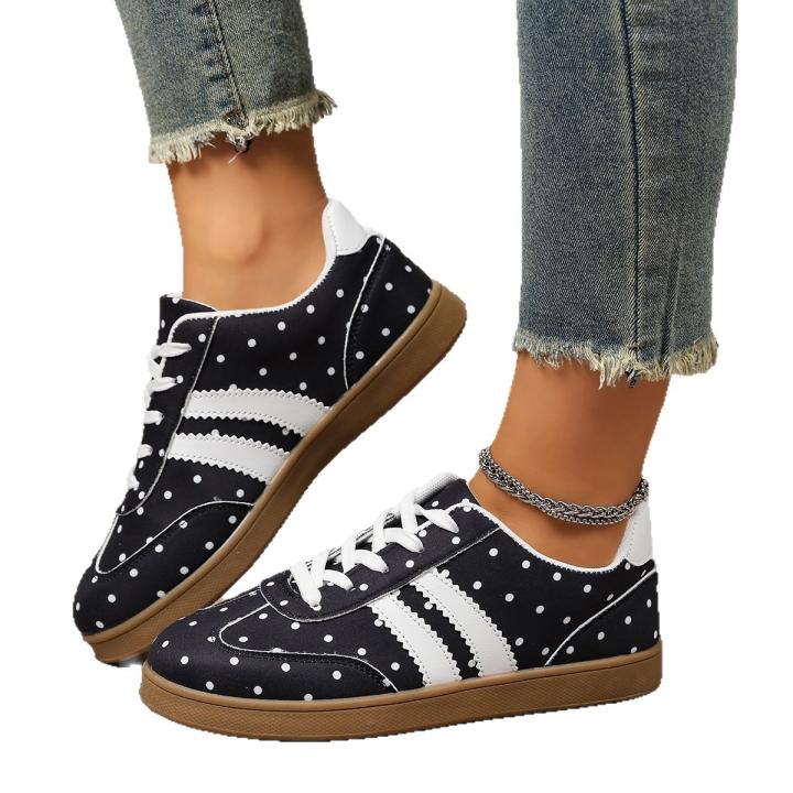 Spring Autumn Hot Selling Elegant Casual Sports Shoes for Women's Fashion New Round Toe Comfortable Thick Soled Flat Work Shoes