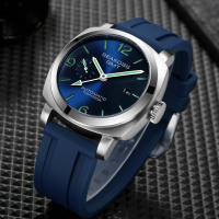 Reloj De Pulsera Automático SEAKOSS GMT Para Hombres Resistente Al Agua 10Bar Movimiento Seagull ST2557 De Acero Inoxidable 316L Luminoso Calendario Esportivo - details 12