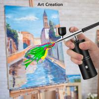Compresor De Aerógrafo Para Uñas 7.4V Portátil Para Arte De Uñas Y Pintura De Manualidades Herramienta De Compresor De Aerógrafo - details 5