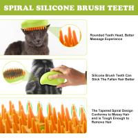 Cepillo De Vapor Para Gatos Y Perros Herramienta De Peluquería Para Masaje Y Eliminación De Pelos Con Sprayer Eléctrico 3 En 1 - details 2