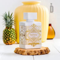 Perfume árabe - Badee Al Oud Honor & Glory - Lattafa 100ml. Fragancia Oriental Unisex, Notas de Piña, Canela, y Vainilla. Duradero y Versátil. Eau De Parfum para Mujeres. - details 0