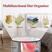 Bolsa de almacenamiento para sombreros de playa, artefacto para guardar sombreros de cubo negros - details 25