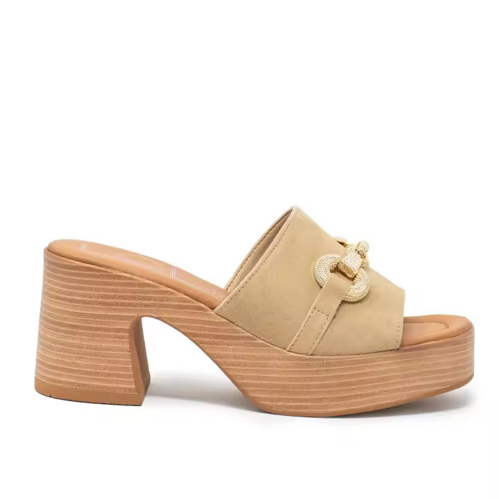 Zuecos de madera mujer VEXED 10747 PALA MADERA ESTRIBO SERRAJE VANILLA 32684 24V - 1