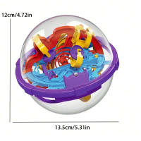 Juego De Mazo 3D Desafío Cerebral Juguete Para Adultos Alivio De Ansiedad Juguetes Sensoriales Para Adultos Bola De Gravedad Divertida - details 5