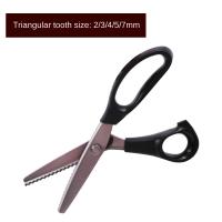 Tijeras De Costura Triangulares Para Dientes De Perro Con Borde Encavado Tijeras De Encaje Hechas a Mano Tijeras De Onda Arco - details 3