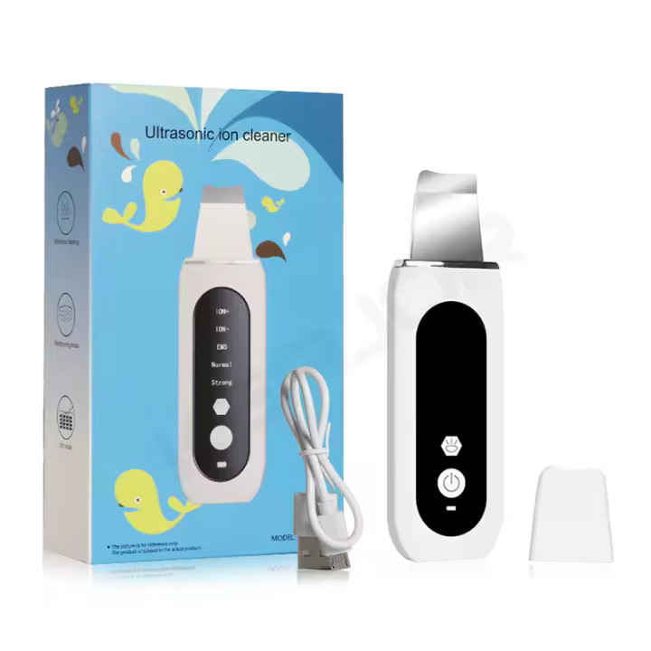 BIT Depurador ultrasónico para la piel, eliminador de espinillas, limpieza Facial profunda, limpiador de poros de iones, pala Facial - 1