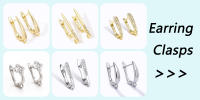 Conector De Perla Oval Platinado En Oro De 18K Para Hecho a Mano Pulseras Y Collares Cierre Suave Enchufe De Metal Para Joyería DIY - details 4